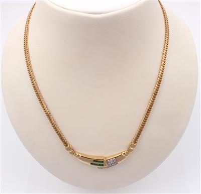 Smaragd Brillant Collier - Jewellery