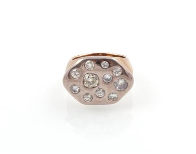 Brillant-Diamant-Ring zus. ca. 2,80 ct - Jewellery