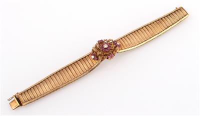Brillant Rubin Armkette - Jewellery