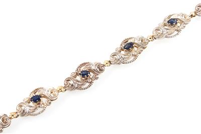 Brillant Saphir Armkette - Jewellery