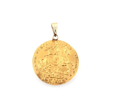 Medaillenanhänger "2 Dukaten" - Jewellery and watches