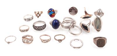 Ringkonvolut - Jewellery and watches