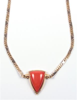 Brillant Collier Koralle - SALE Auction