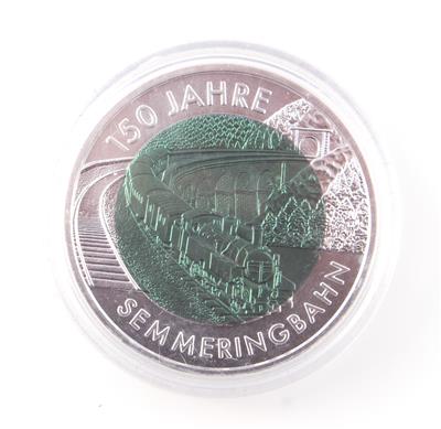 25 Euro Münze "150 Jahre Semmeringbahn" - Coins and medals
