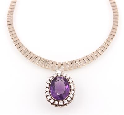 Amethyst Brillant Collier - Klenoty a náramkové