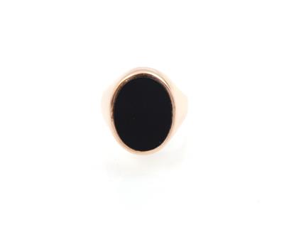 Onyx Herrenring - Schmuck und Uhren