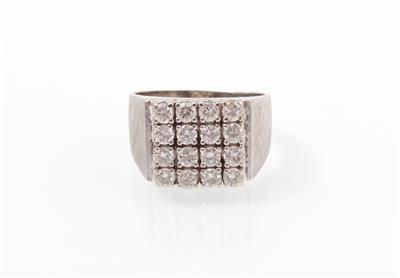 Brillantring zus. ca. 1,00 ct - Schmuck und Uhren