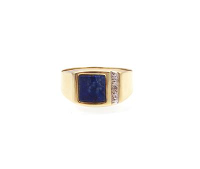 Lapis Lazuli Herrenring - Jewellery and watches