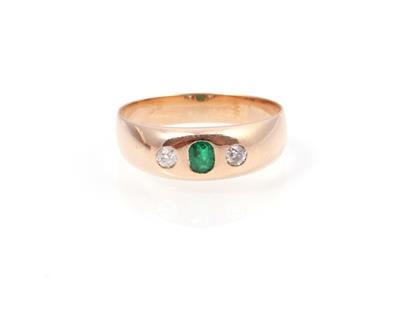 Diamant Smaragd Ring - Gioielli e orologi