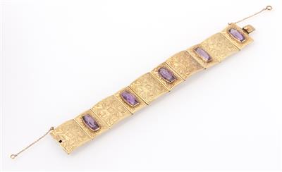 Amethyst Fassonarmkette - Jewellery and watches