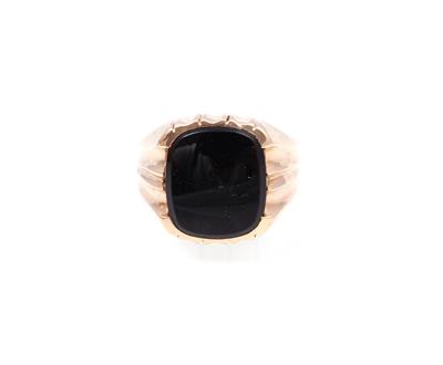 Onyx Herrenring - Schmuck und Uhren