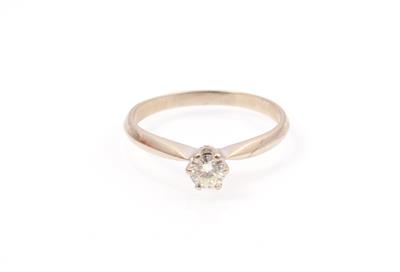 Brillantsolitär ca. 0,33 ct - Jewellery and watches