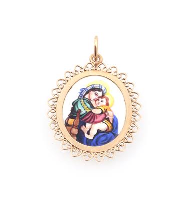 Anhänger Maria mit Jesuskind - Jewellery and watches