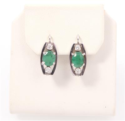 Smaragd Brillant Ohrringe - Jewellery and watches