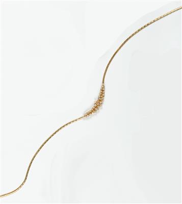 Brillantcollier zus. ca. 3,00 ct - Klenoty