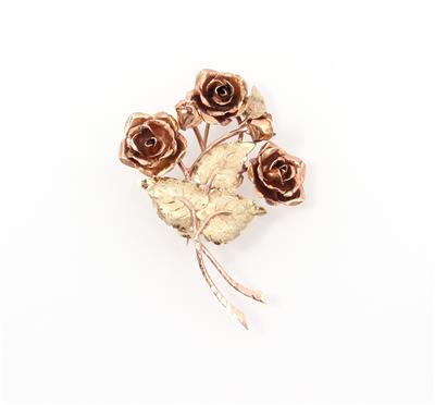 Brosche "Rosen" - Schmuck und Uhren