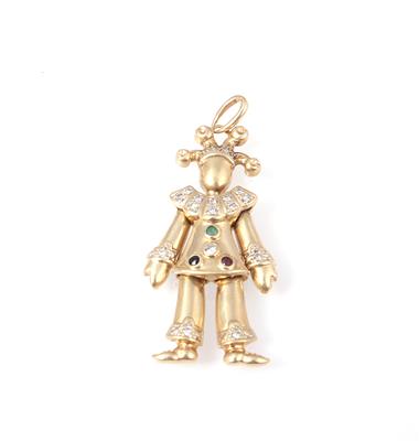 Diamant Anhänger "Clown" - Jewellery and watches