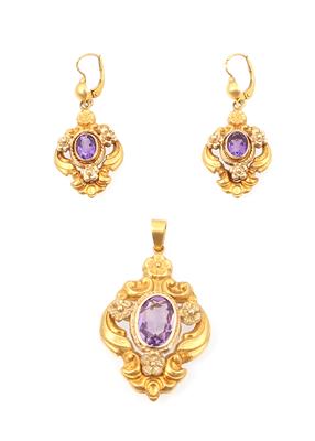 Amethyst Schmuckset - Schmuck und Uhren