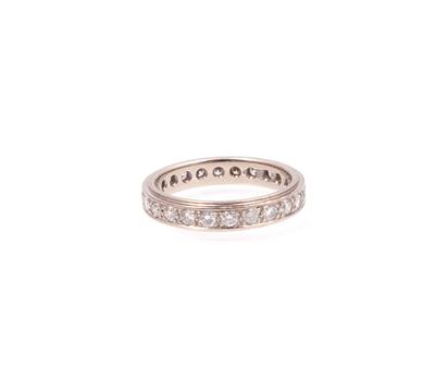 Brillant Memoryring zus. ca.1,00 ct - Jewellery and watches