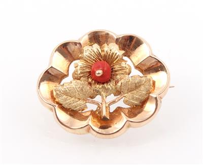 Brosche "Blume" - Schmuck und Uhren