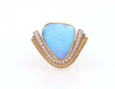 Juwelier Sven Boltenstern Opal Brillant Ring - Schmuck und Uhren