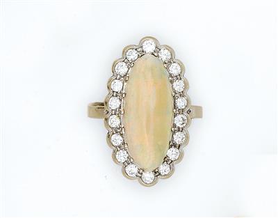 Opal Brillant Damenring - Jewellery and watches