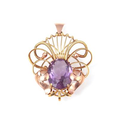 Amethyst Anhänger - Schmuck und Uhren