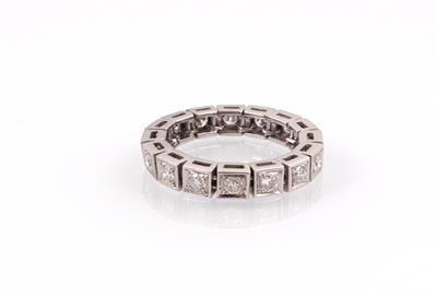 Brillant Memoryring zus. ca. 1,10 ct - Klenoty a náramkové