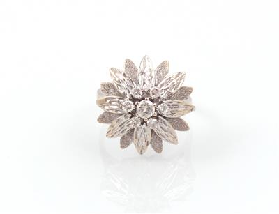Brillant Damenring "Blume" - Jewellery and watches