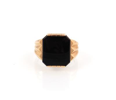 Onyx Herrenring - Jewellery and watches