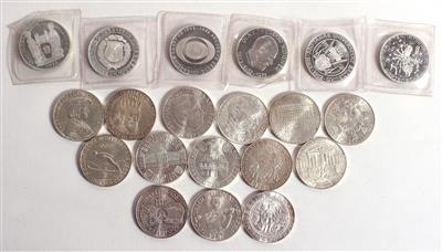 Vollständiger Silbermünzsatz ATS 50,-- - Coins