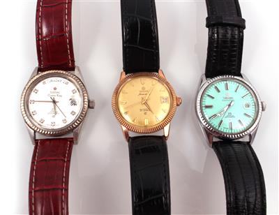 3 Armbanduhren "Titoni, Rotomatic" - Gioielli e orologi