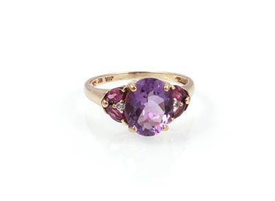 Amethyst Damenring - Schmuck und Uhren