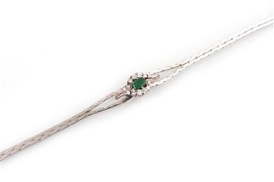 Smaragd Brillant Armband - Schmuck und Uhren