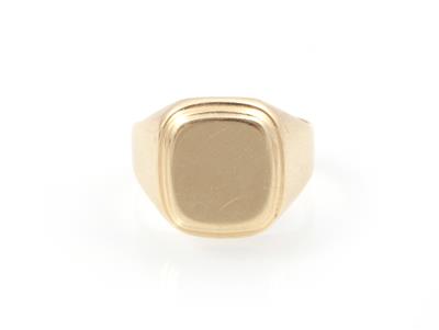 Ring ungravierte Platte - Jewellery and watches