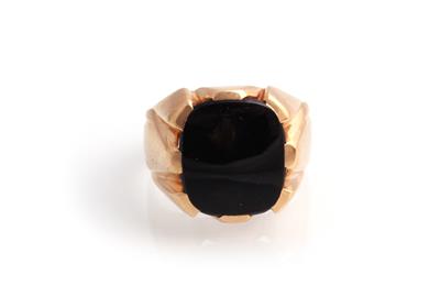 Onyx Herrenring - Schmuck und Uhren