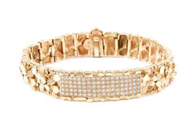 Brillant-Designerarmband, zus. ca. 3,50 ct - Gioielli e orologi