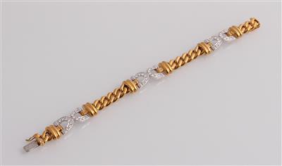 Brillantarmband zus. ca. 1,20 ct - Klenoty a náramkové