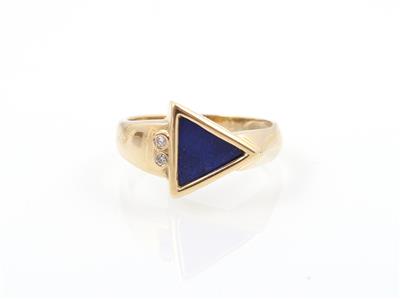Brillant Lapis Lazuli Damenring - Schmuck und Uhren