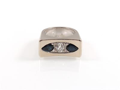 Saphir Brillant Ring - Klenoty a náramkové