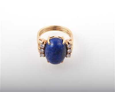 Lapis Lazuli Brillant Damenring - Gioielli e orologi