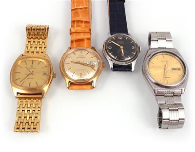 Konvolut 4 Armbanduhren - Jewellery and watches