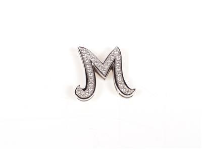 Brillantanhänger "M" zus. ca.0,50 ct - Schmuck und Uhren