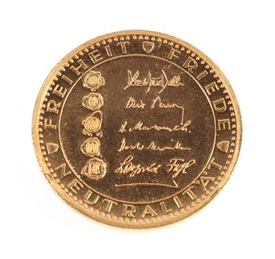 Medaille "10 Jahre Staatsvertrag" - Monete