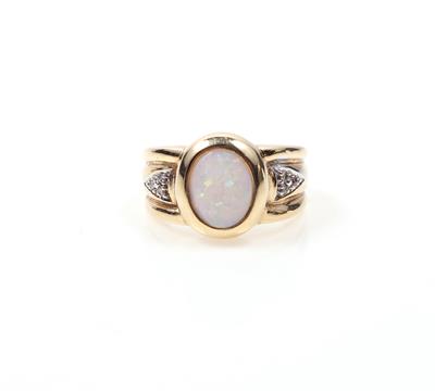 Opal Brillant Damenring - Schmuck und Uhren