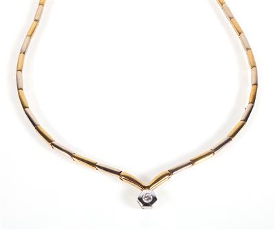 Brillant Collier ca. 0,15 ct - Schmuck und Uhren