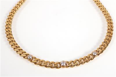 Brillant Collier zus. ca. 1,00 ct - Gioielli e orologi