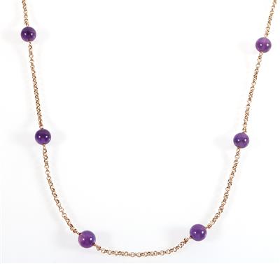 Amethyst Collier - Schmuck und Uhren