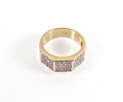 Diamant Damenring zus. ca. 0,70 ct - Jewellery and watches