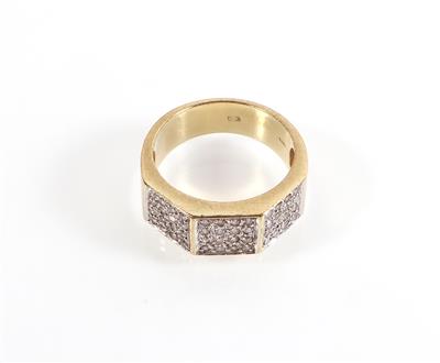 Diamant Damenring zus. ca. 0,70 ct - Gioielli e orologi